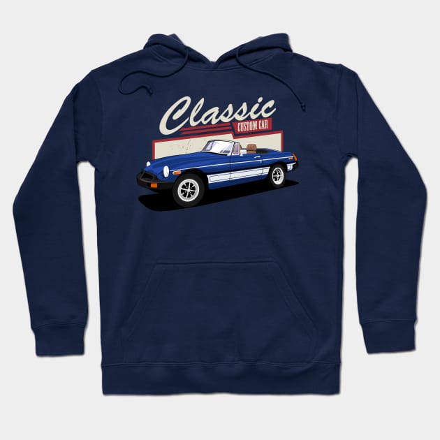 Classic Custom Car Hoodie by masjestudio